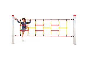 Climbing rungs, for steel posts