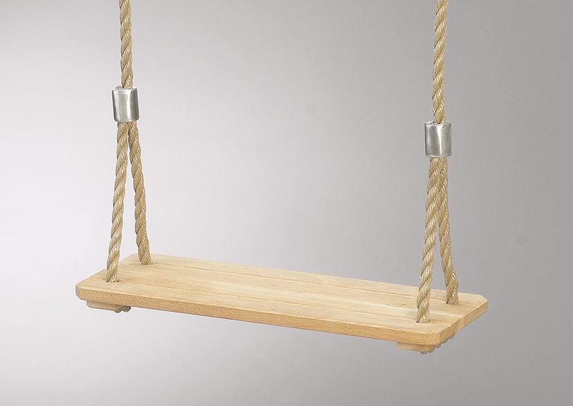 Rustic board swing
