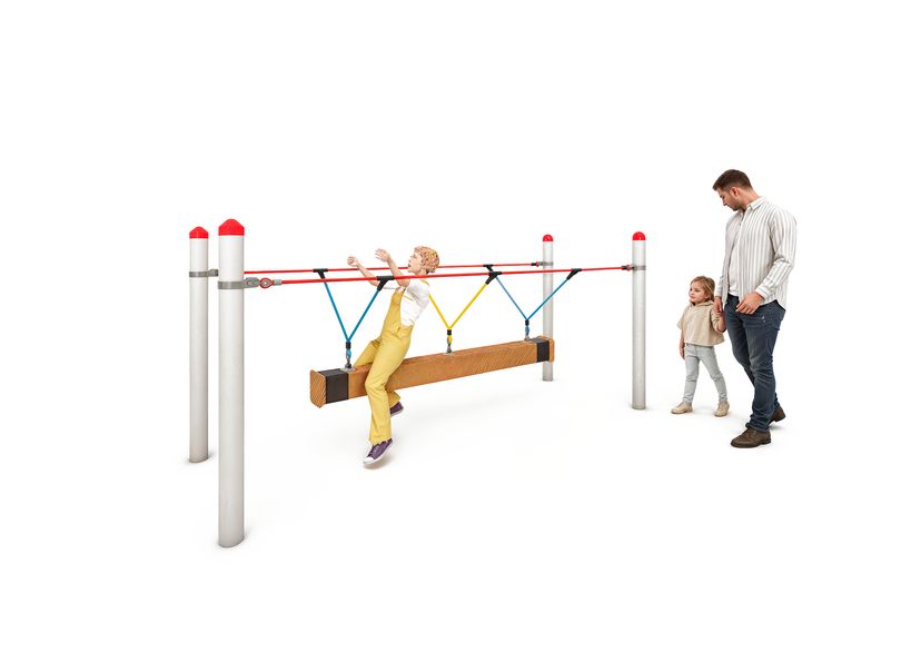 Mini rope-end swing