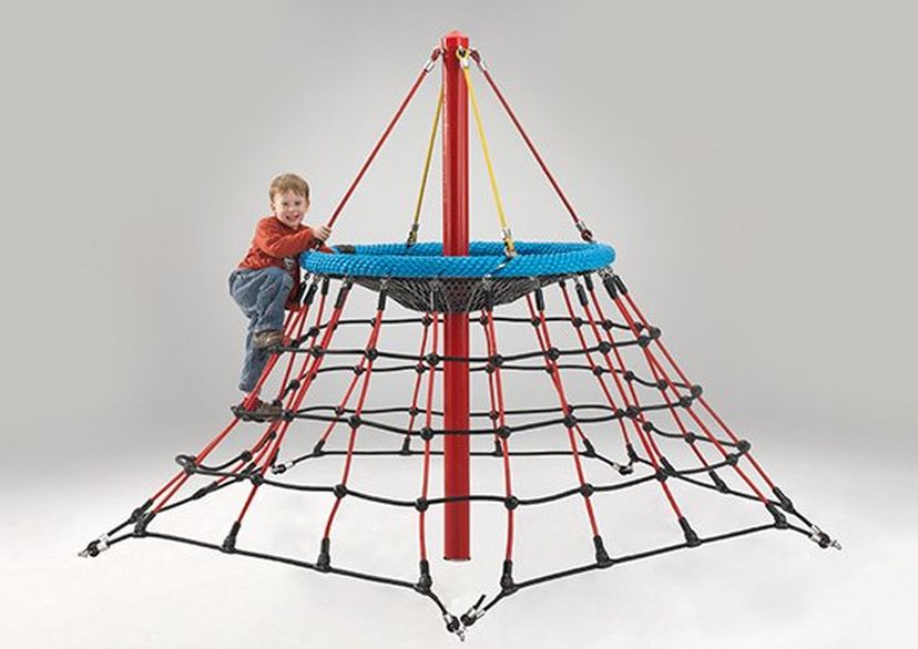 Dino Mini rope net pyramid