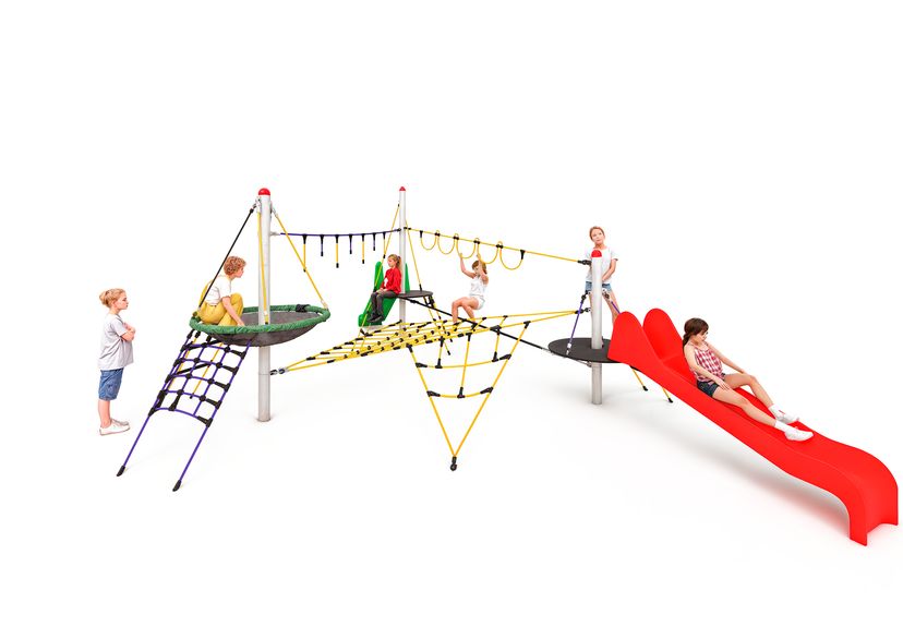 Triple Course with slide