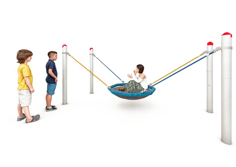 Swinging honeycomb nest