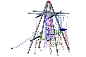 “Black Forest” Bird’s Nest Tower - Steel Version