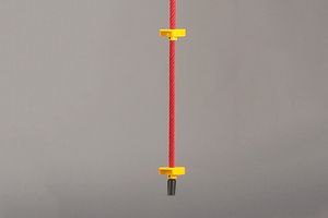 Hercules climbing rope, with climbing supports, length 2.00 m, Ø 18 mm