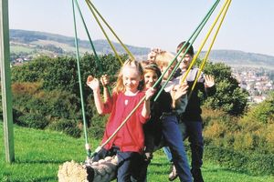 Rope-end swing