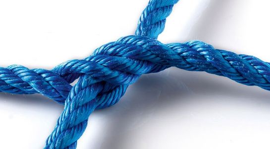 Polypropylene climbing net, Ø 16 mm, mesh size 50 cm
