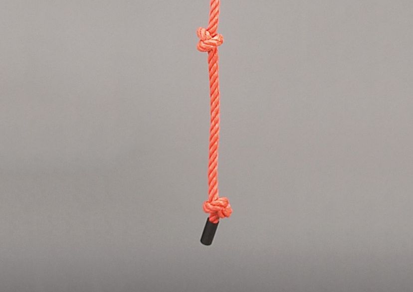 Polypropylene climbing rope, knotted, length 2.00 m, Ø 24 mm