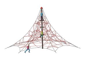 SPIDER 6 rope pyramid with 6 guy lines