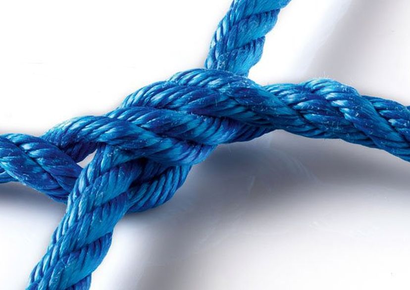 Polypropylene climbing net, Ø 16 mm, mesh size 50 cm