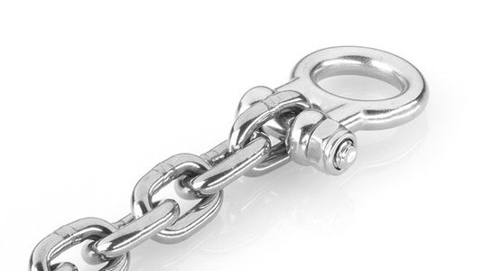 Stainless steel M8 chain shackle