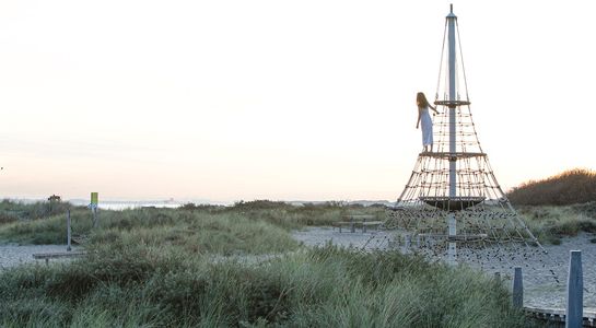 Dino XXL rope net pyramid