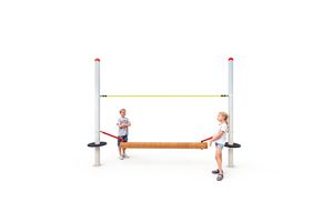 Wobble beam, for steel posts