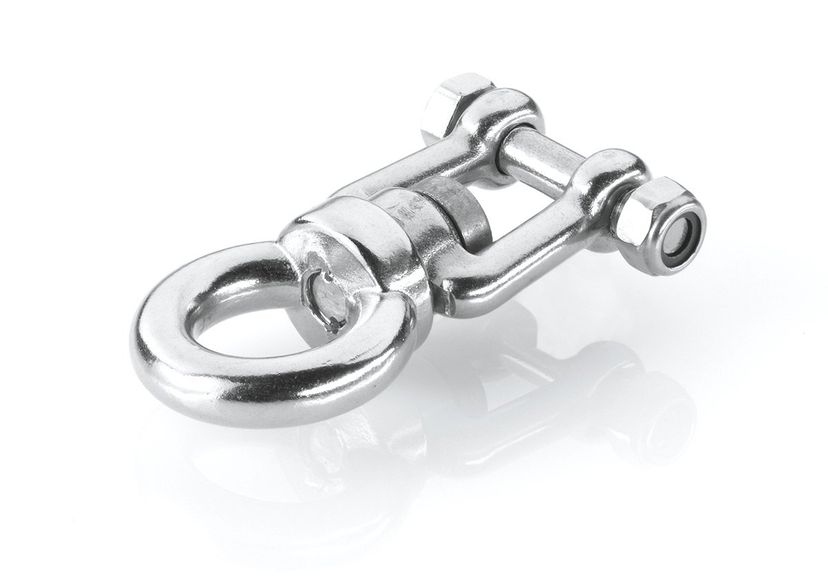 Stainless steel thimble swivel