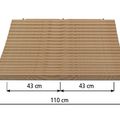 Wooden steps per running metre, Applicable width 100 cm