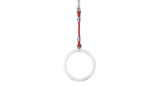 Gymnastics rings per piece with Hercules hanging ropes