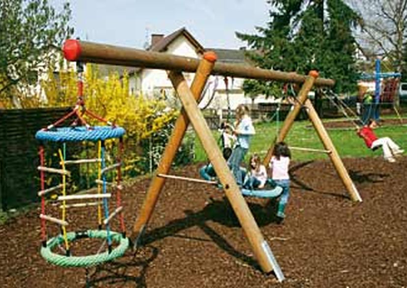 Douglas fir swing frame