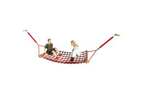Hercules rope hammocks with plastic knot clips