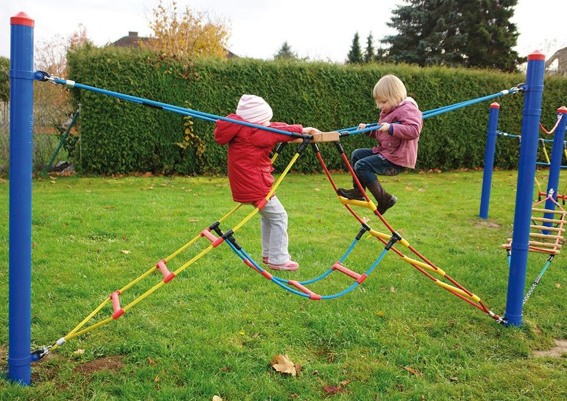 Climbing play - 3-part ladder, for robinia posts