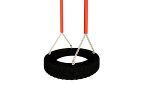 Simple tyre swing