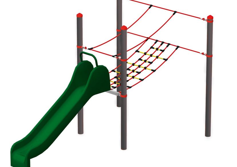 Vario element 10, Slide for steel posts