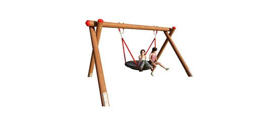 Douglas fir swing frame, Suspension height 2.50 m