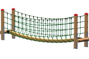 Jungle bridge per running metre, Running surface approx. 160 mm