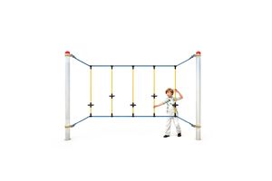 Climbing play – small disks for steel posts
