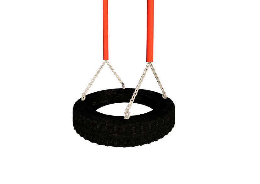 Simple tyre swing
