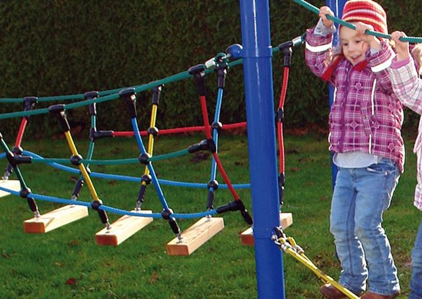 Rope ladder, for robinia posts