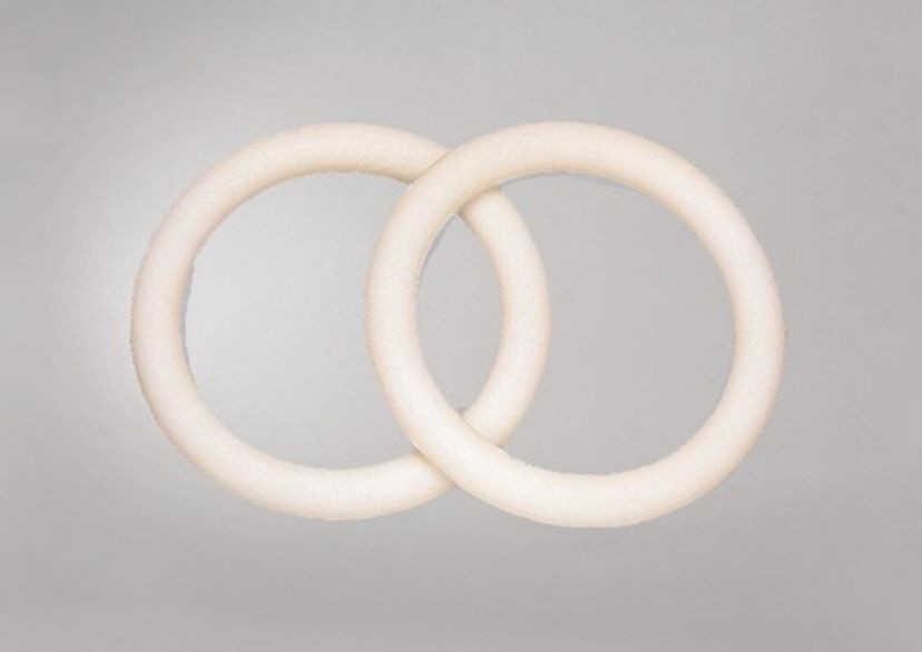 Gymnastics rings per piece with Hercules hanging ropes
