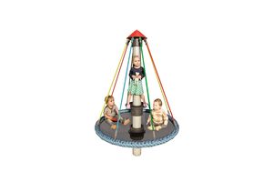 Mini bird's nest carousel