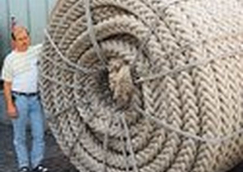 Polypropylene running surface rope