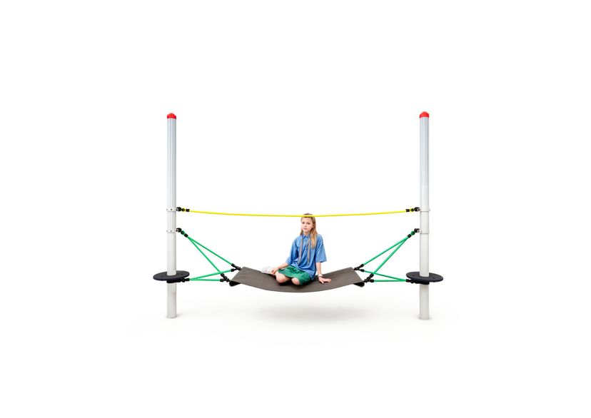 Rubber hammock, for steel posts