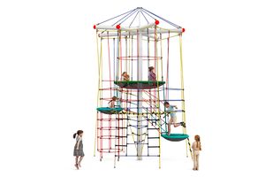 Eagles Nest Tree - steel crossbeams