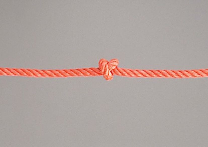 Polypropylene climbing rope, knotted, length 2.00 m, Ø 24 mm