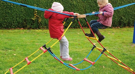 Climbing play - 3-part ladder, for robinia posts