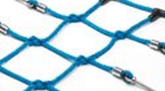 Polypropylene climbing net, Ø 20 mm, mesh size 30 cm