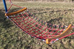Hercules rope hammocks with plastic knot clips