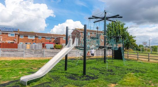 Bird´s Nest Tree with bridge and slide - Steel