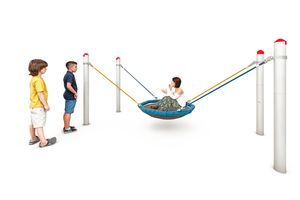 Swinging honeycomb nest