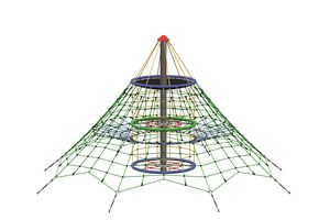 Dino 2 rope net pyramid