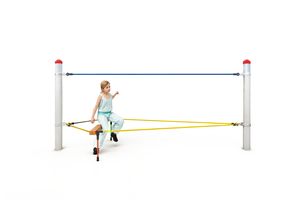 Balancing rope, for steel posts