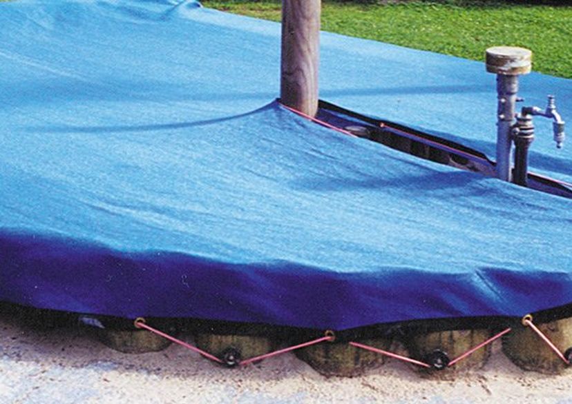 Sandpit awning