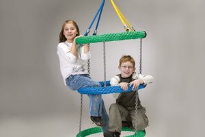 Rope-ring swing carousel