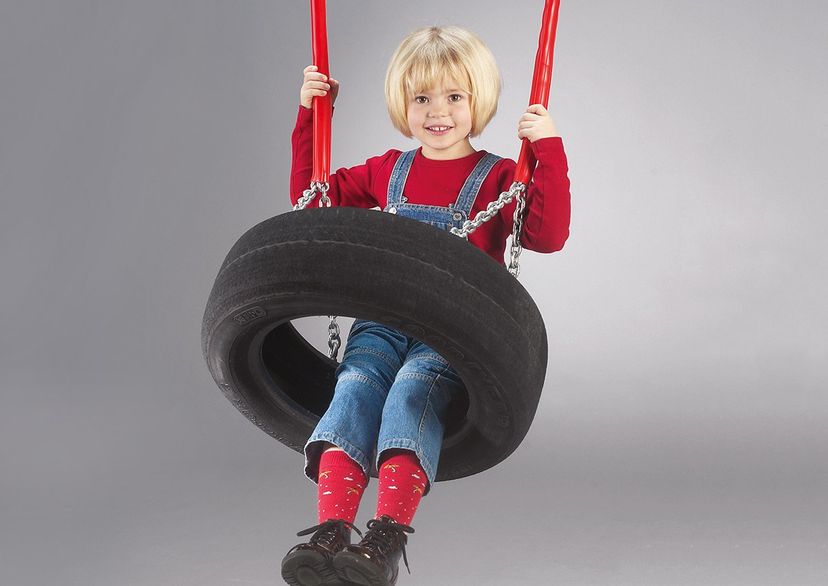 Simple tyre swing