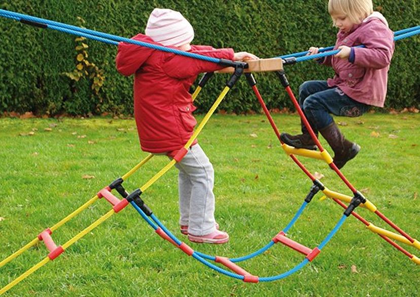 Climbing play - 3-part ladder, for robinia posts