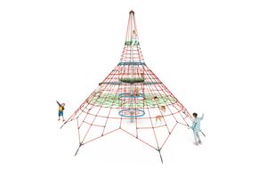 Dino XXL rope net pyramid