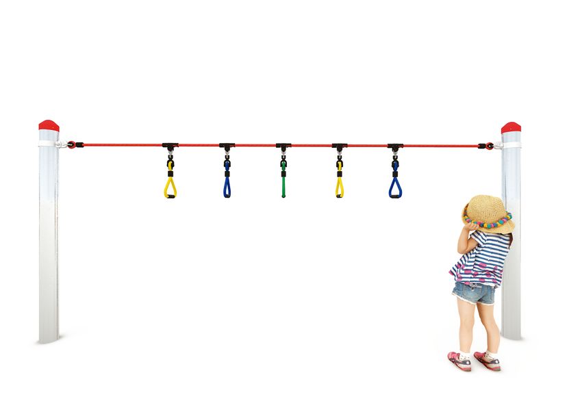 Holding loops,  for steel posts
