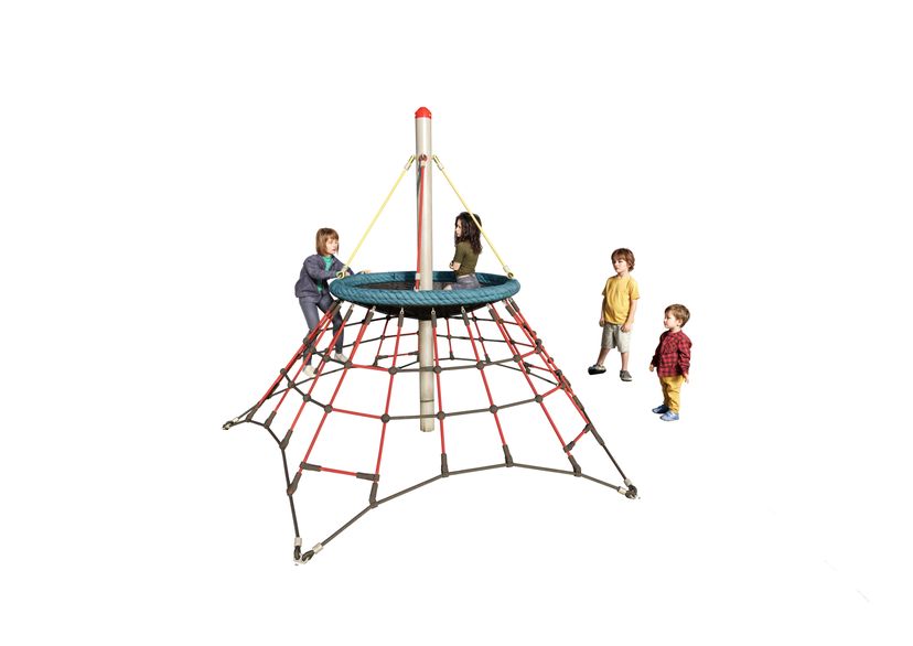 Dino Mini rope net pyramid
