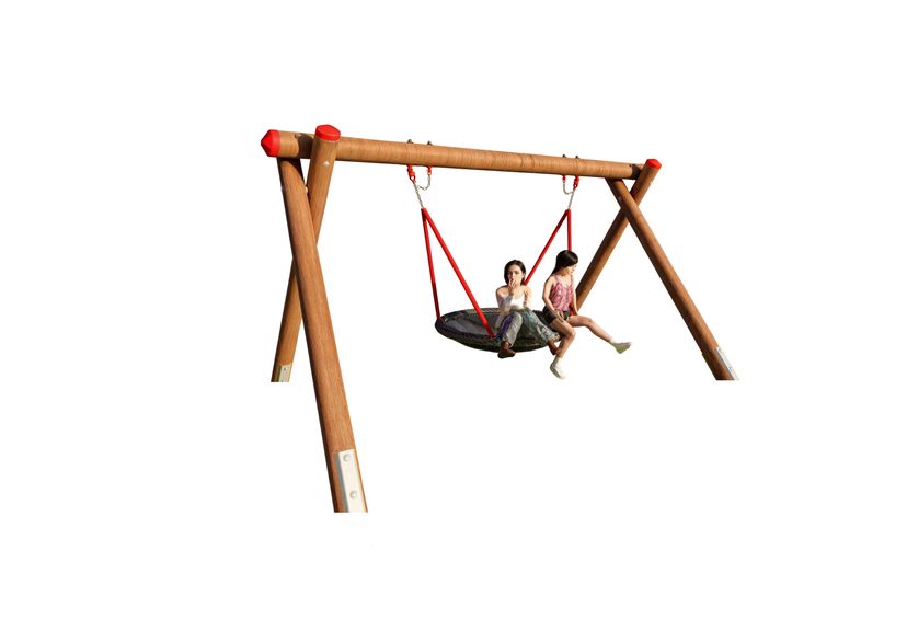 Douglas fir swing frame, Suspension height 2.50 m